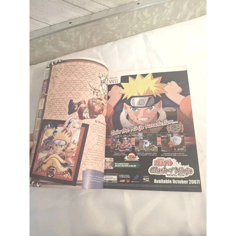 Naruto Collector Magazine Winter 2008/2009 Shonen Jump Comic Issue Anime NO CARD